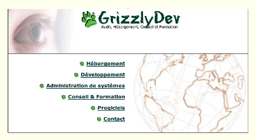 Refonte du site GrizzlyDev